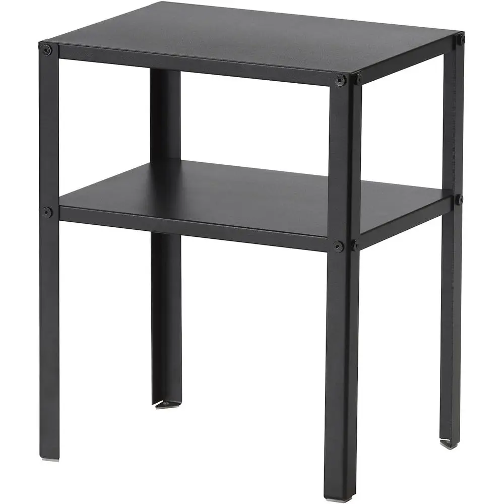 

Contemporary Black Nightstand with Stylish Storage