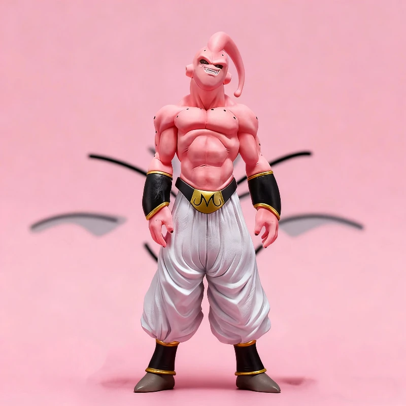 Dragon Ball 27cm Fated Duel Majin Buu Figura de ação totalmente pintada PVC Anime Modelo Brinquedo Estátua requintada Ornamento de mesa Presente para menino