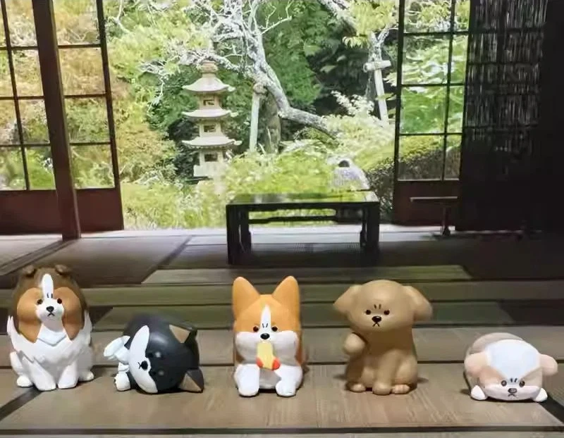 

New Products In Stock Are Angry Cute And Spoiled Angry Dog Blind Box Kawaii Tabletop Decoration Shiba Dog Corgi Festival Gift