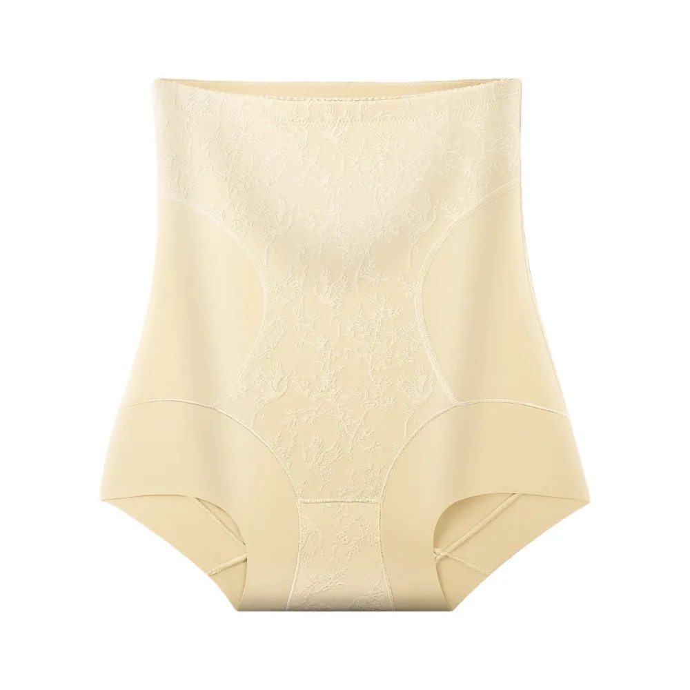 

High Waist Postpartum Body Shaper Shapewear Flower Seamless Underpants Waist Trainer Floral Panties Tummy Control Underwear