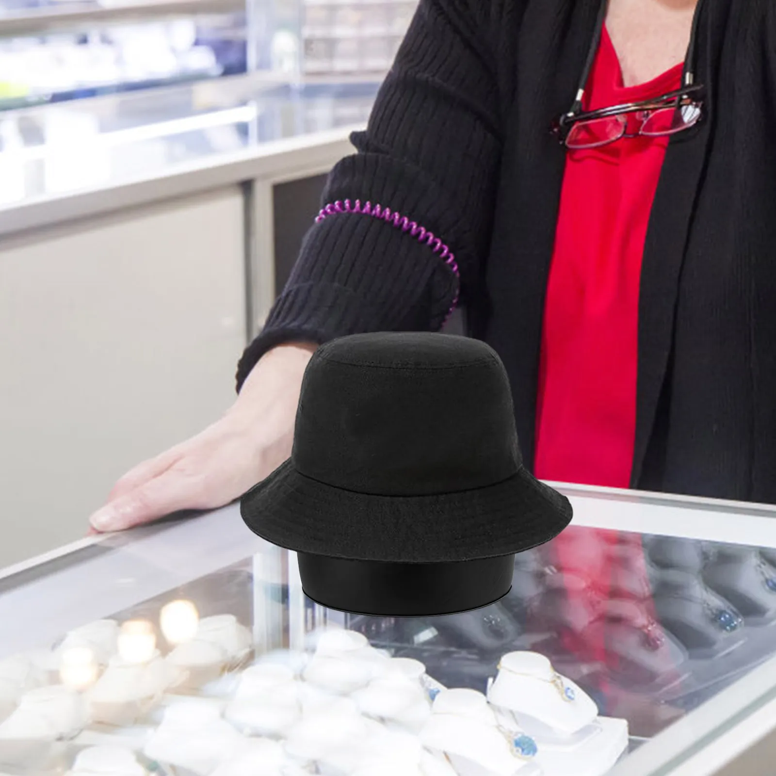 

Inflatable Hat Rack Cap Shaper Inserts for Baseball Hats Display Lightweight PVC Keeps Shape Support Storage Solution