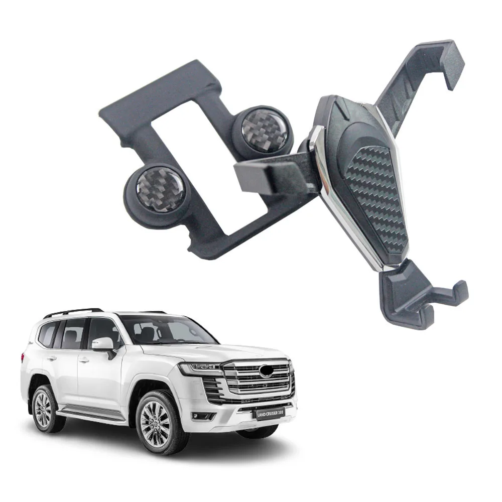 

LC300 Car Dashboard Phone Holder Brackets for Land Cruiser 300 Interior Accessories 2022 2023