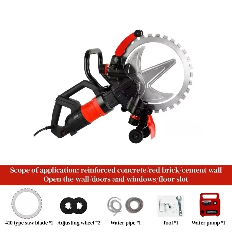 Applicable to 50cm Disc 220V Portable Wall Chaser Machine Brushless Electric Brick Wall Cutting Tools Concrete Wall Slotting Rin