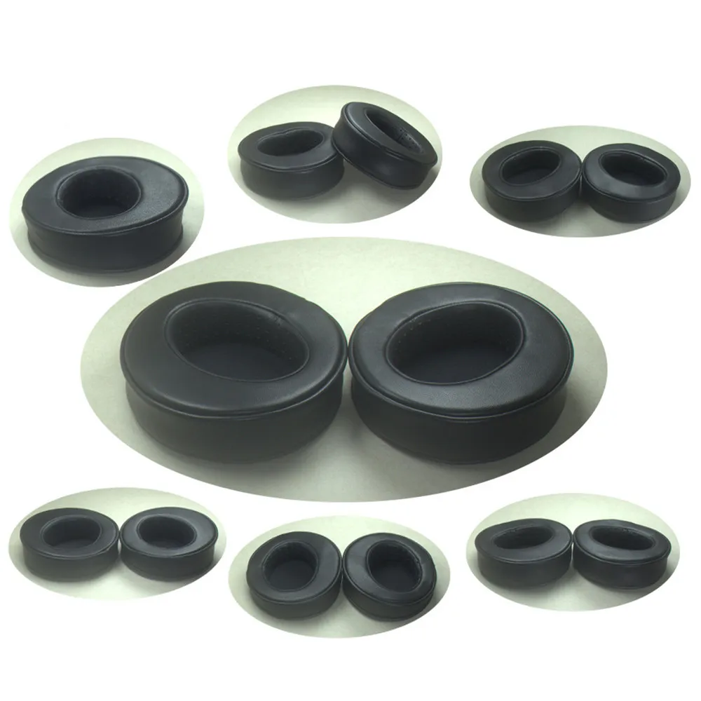 1 para perforowanych nauszników z owczej skóry 80 mm 90 mm 100 mm 105 mm 110 mm do słuchawek ATH, AKG K553 HifiMan — zdjęcie produktu 2