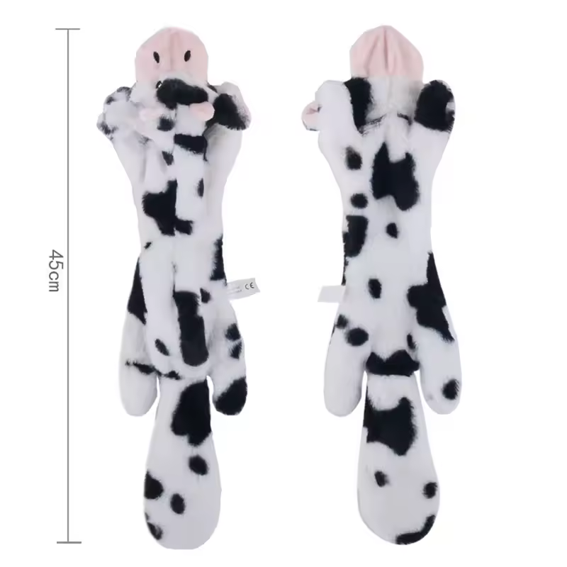 Funny Simulated Animal No Stuffing Dog Toy with Squeakers Durable Stuffingless Plush Squeaky Dog Chew Toy Crinkle Pet Squeak Toy - Image 19