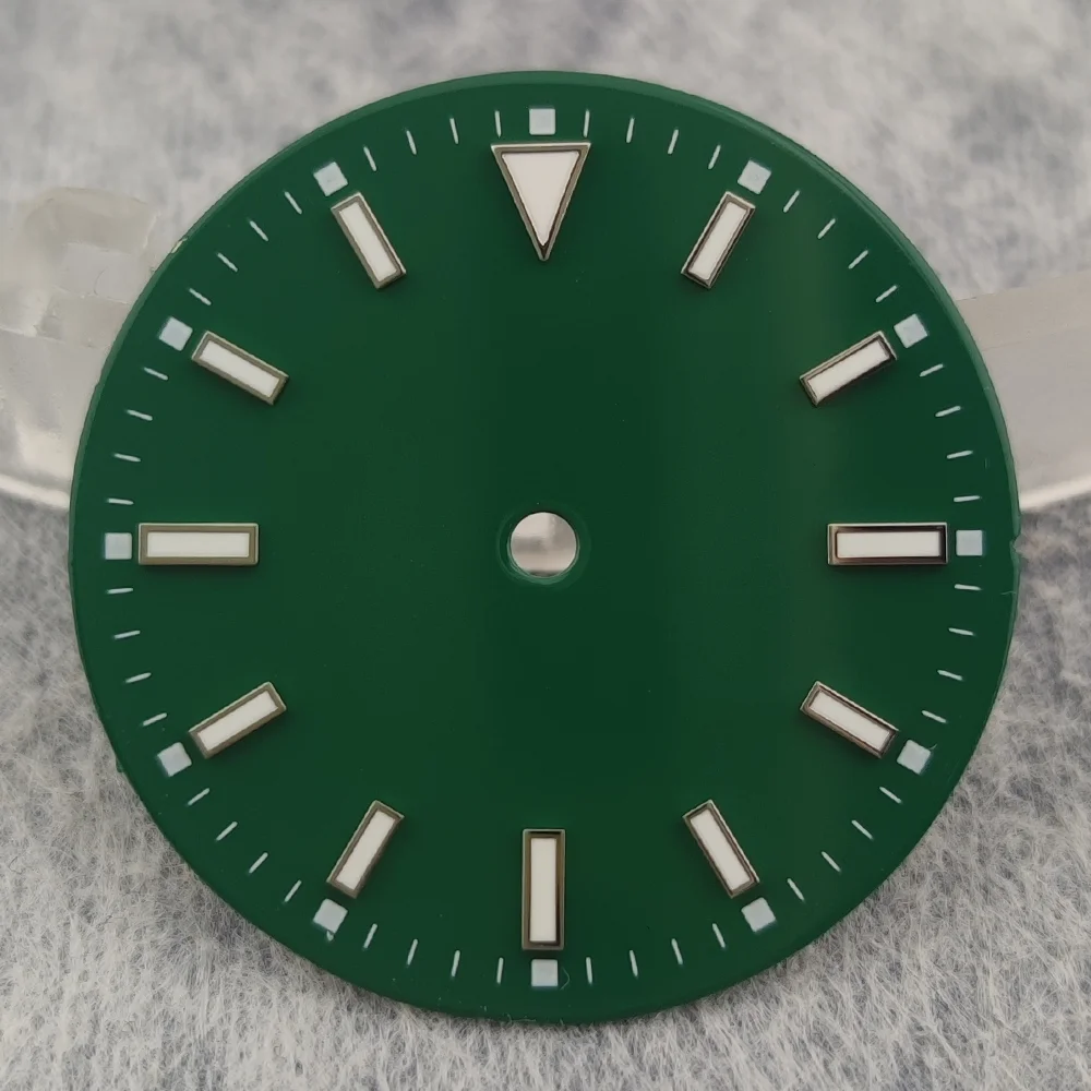 NH35 dial 28.5mm Custom logo/pattern/photo printing sunray pattern sterile watch face suitable for NH series movement