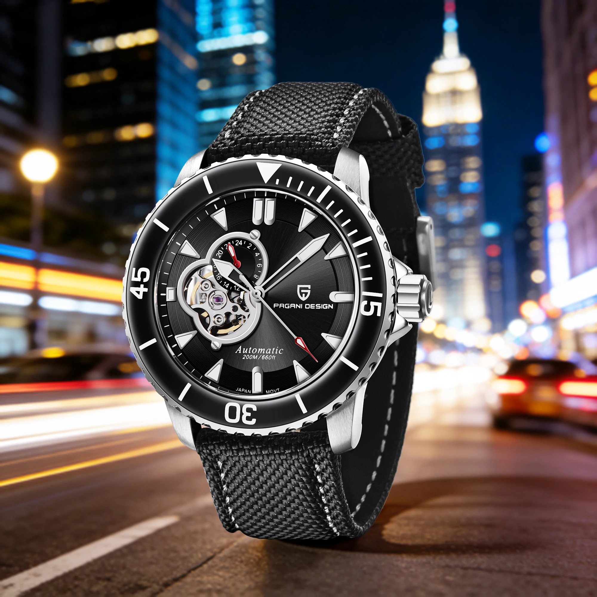 

PAGANI DESIGN Men Automatic Mechanical Watch 2026 New Product Debut Stainless Steel Luminous Waterproof Watch Tourbillon Design