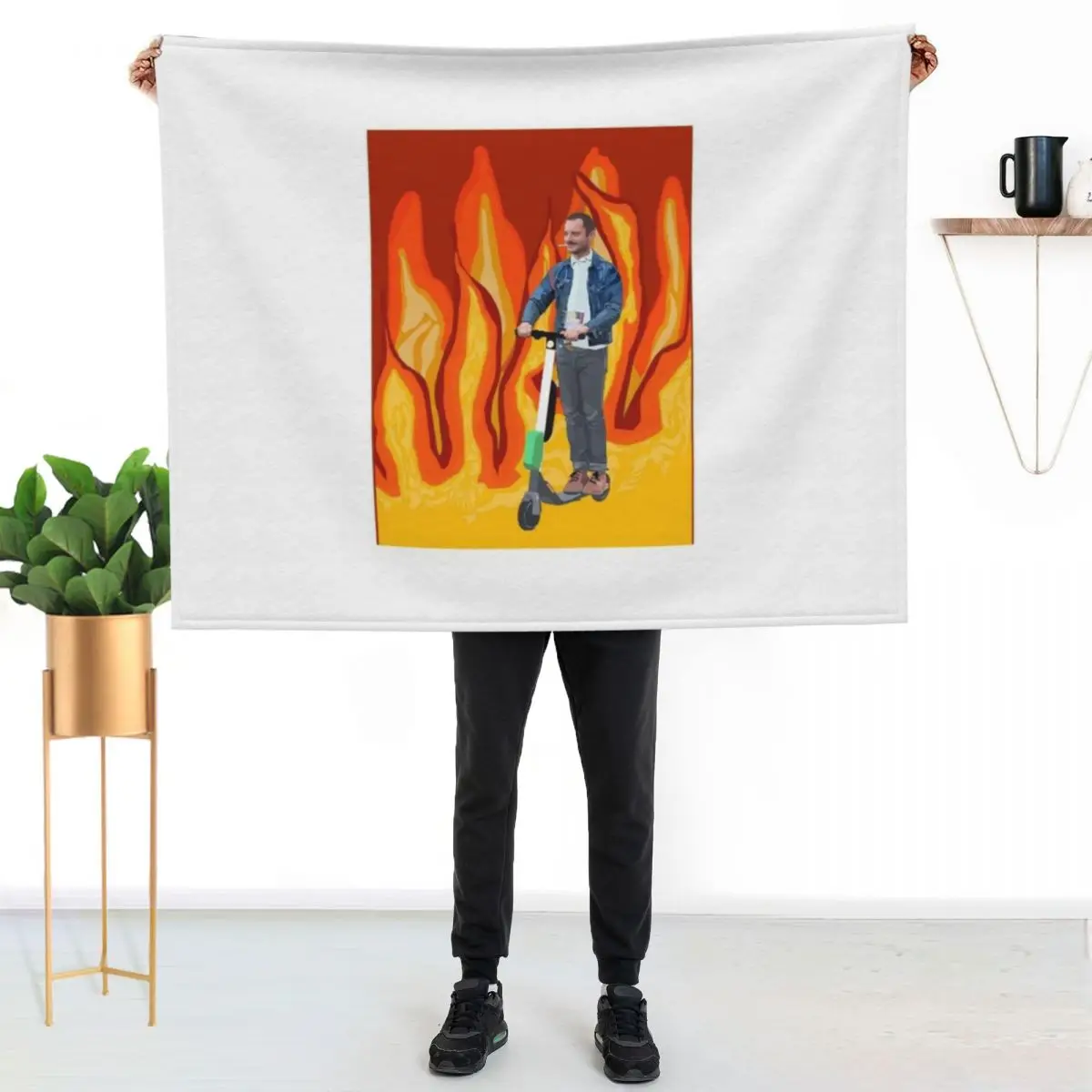 

Hell hath no furry like elijah woods Throw Blanket Soft Comfort Blanket for Reading Watching TV