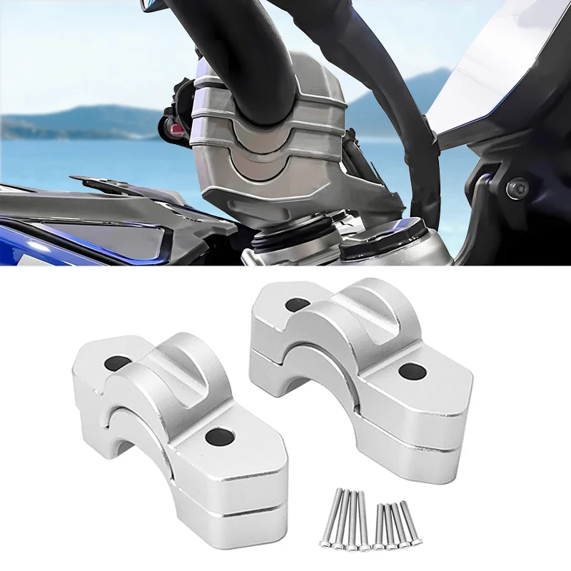 Motorcycle Handlebar Riser Drag Handle Bar Clamp Extend Adapter For BMW R1300GS  R 1300 GS ADV Adventure R1300 GS1300 2023 2024