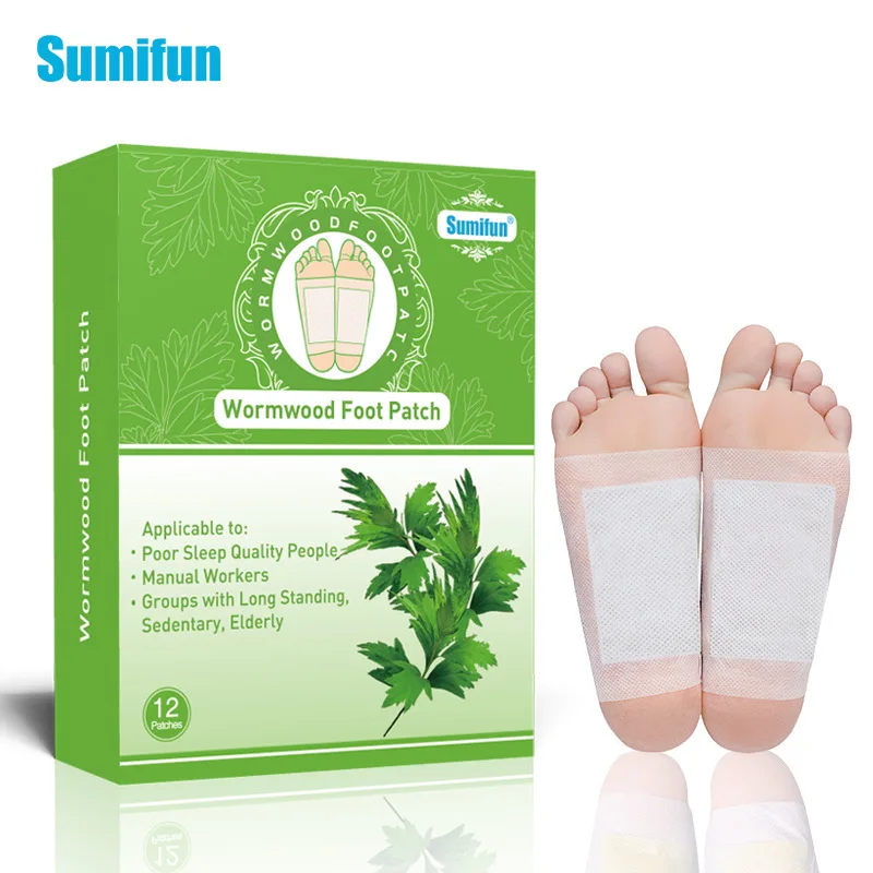 

12 штук/упаковка пластырей для ног с полынью оптом K04501