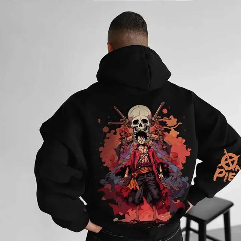 

Новинка 2025 года, цельная удобная модная толстовка Bandai с длинными рукавами Y2K Harajuku Street College Style унисекс для мальчиков и девочек