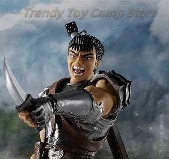 

Оригинальная посылка Bandai в шоке SHF Berserk Guts The Band of The Hawk Костюм Фигурка Готовая модель Аниме Экшн-игрушка в подарок