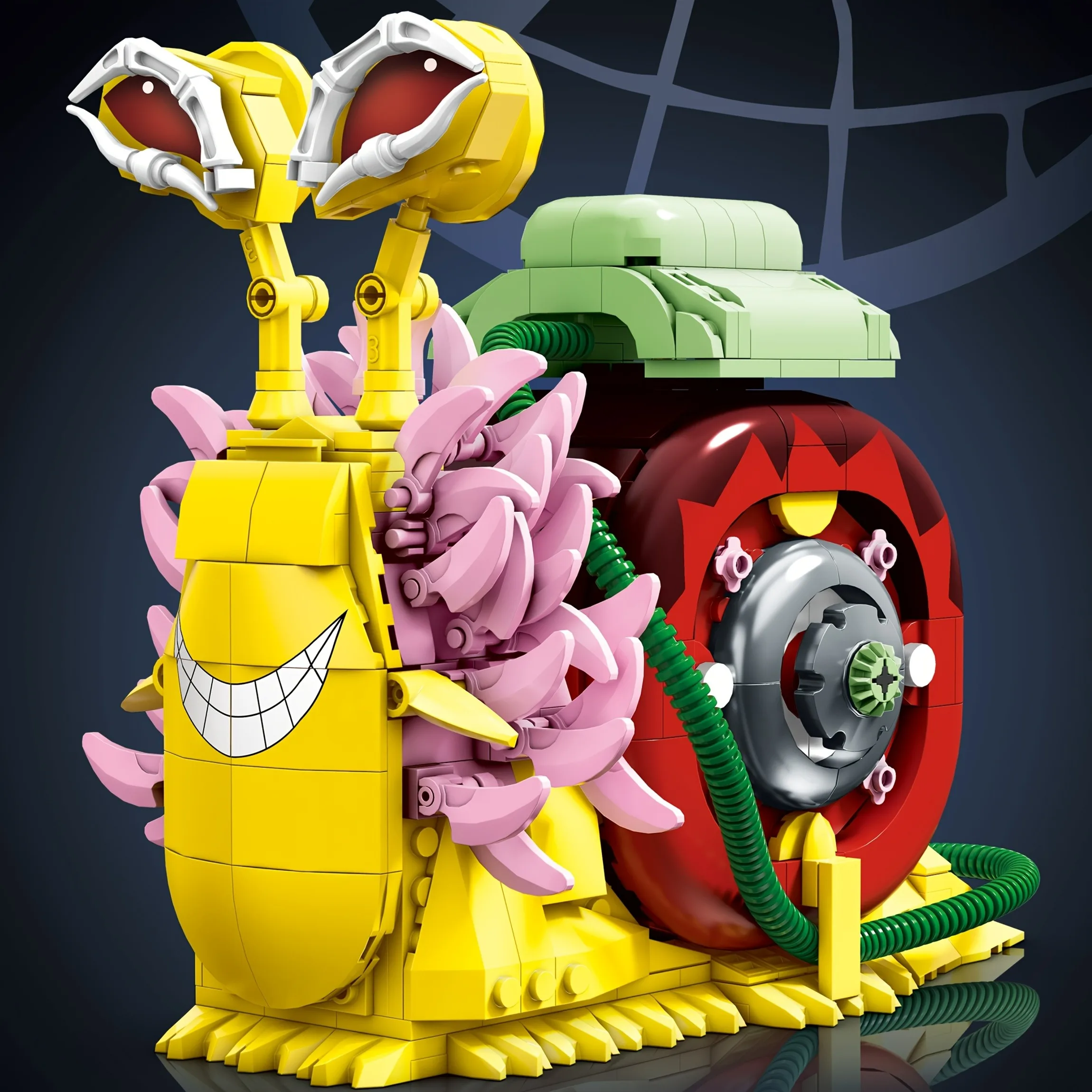 

Набор игрушек из строительных блоков Den Den Mushi (закуски), креативные украшения из строительных блоков серии животных, коллекционный декор для рабочего стола