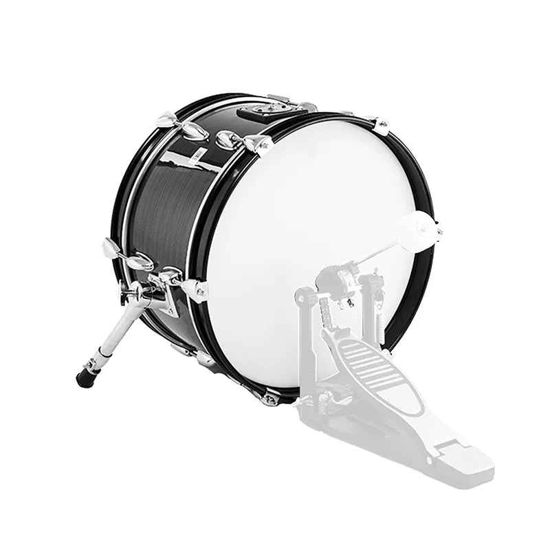Electronic Drum Wooden Shell Bass Drum Mesh Head Realistic Acoustic Surface Not Include Pedal -095