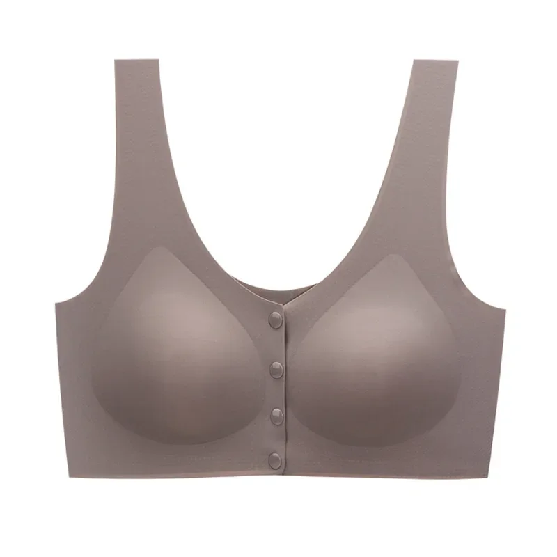 Pregnant Women's Front Opening Ultra-thin Breathable Nursing Bra with No Trace Breathable Gathering Anti Sagging Underwear view 6