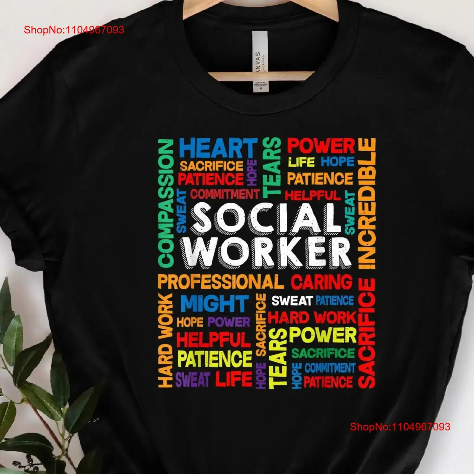 

Social Worker T Shirt Work for vintage Washed fashion homme streetwear Stylish Versatile Slightly Unisex Breathable Soft Casual