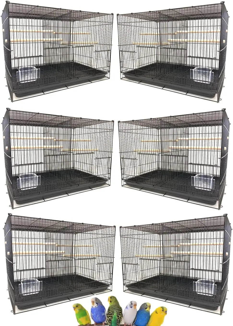 Lot of Breeding Flight Bird Cage for Aviaries Canaries Budgies Finches Lovebird Parakeet (24