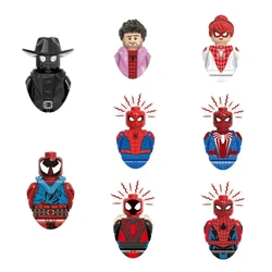 Peter Parker Spiderman Hero Building Blocks para crianças, Hero Anime Bricks, bonecas, Mini Action Toy Figures, montar blocos, presentes, G0126