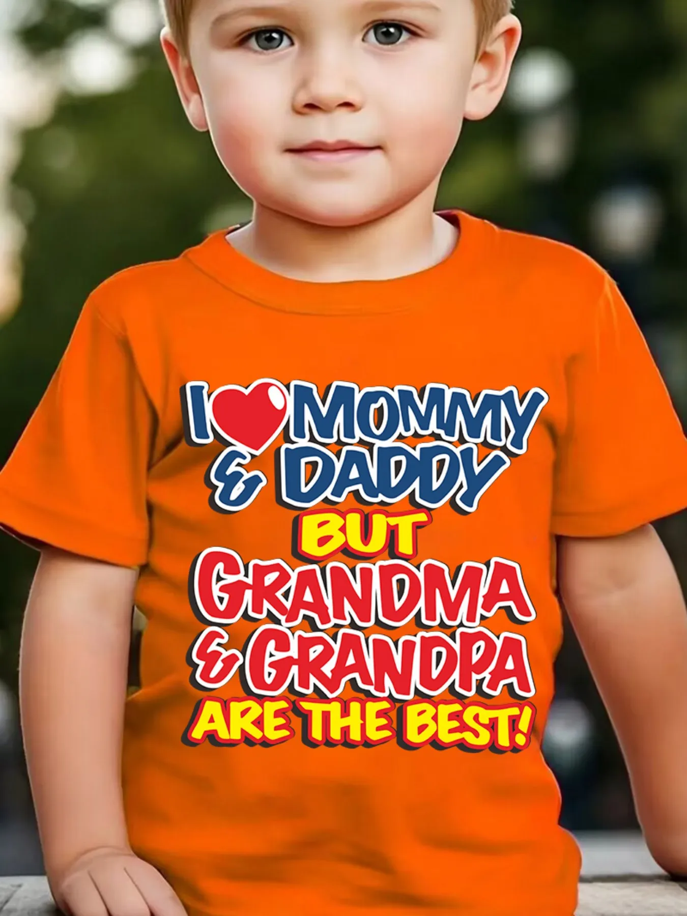 Family Slogan Kids Tee Grandma Grandpa Letter Print Boys Girls Family Matching Cotton Summer Short Sleeve Basic Children Tshirt
