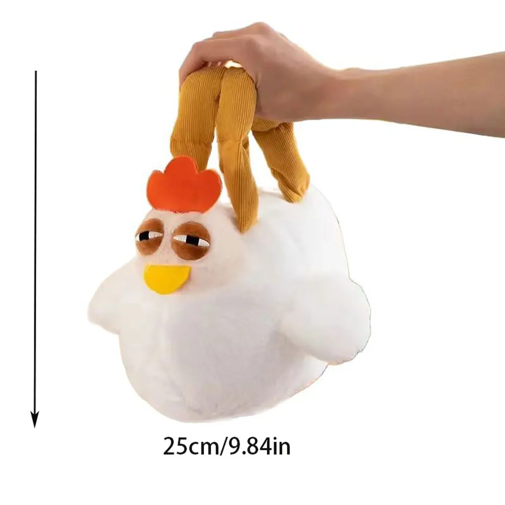1pc25cm/9.84in الاطفال الدجاج محفظة مضحك القبيح لطيف الحيوان حقيبة كتف الإبداعية هدايا فريدة للفتيات الفتيان الجدة حقيبة كروسبودي