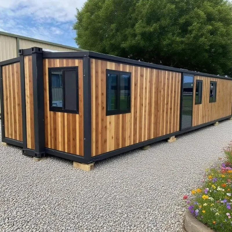 High Quality Steel Frame Container Home 20ft 40ft 3 Bedrooms Prefab Expandable Villa Detachable Modern Design Hot Sale