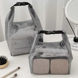 Custodia cosmetica da viaggio portatile EVA borsa da bagno impermeabile trasparente borsa da toilette pieghevole borse da trucco borsa da viaggio