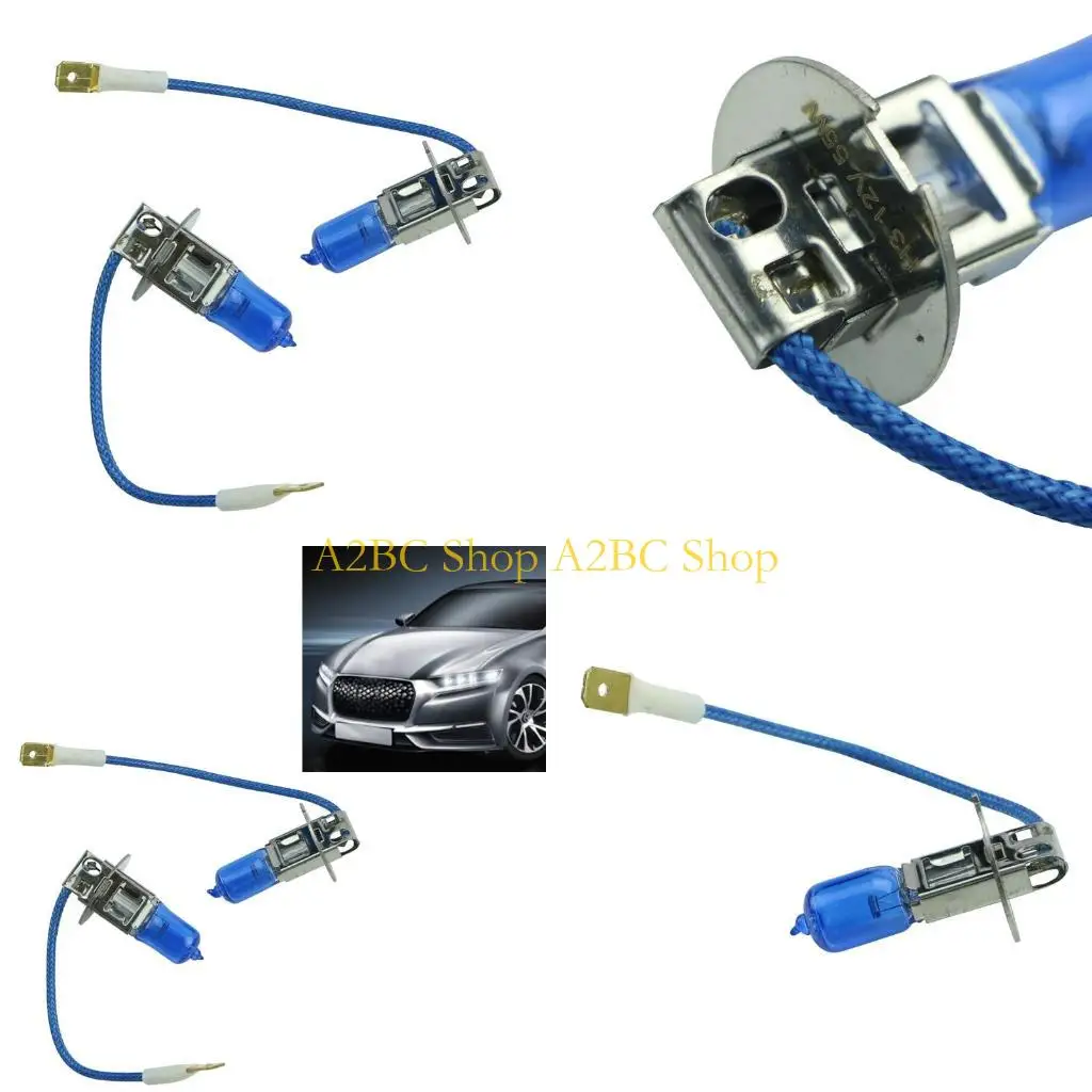 

A2BC 2PCS Универсальные галогенные светодиодные лампочки автомобильные грузовики лампочки 12 В/55 Вт Яркая автозабольная лампа