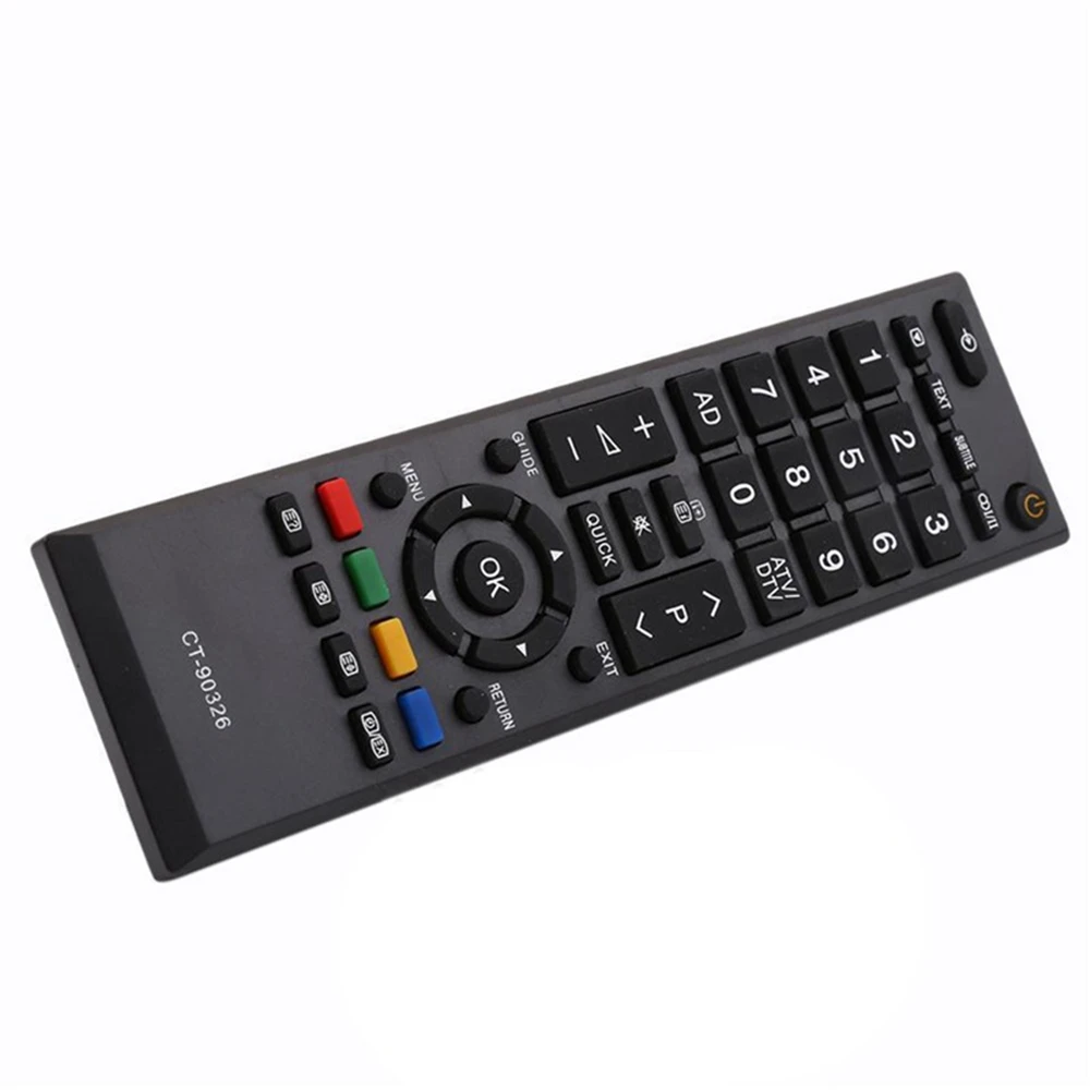 Universal Replacement Black Remote Control For Toshiba CT-90326 CT-90380 CT-90336 CT-90351 RCTV