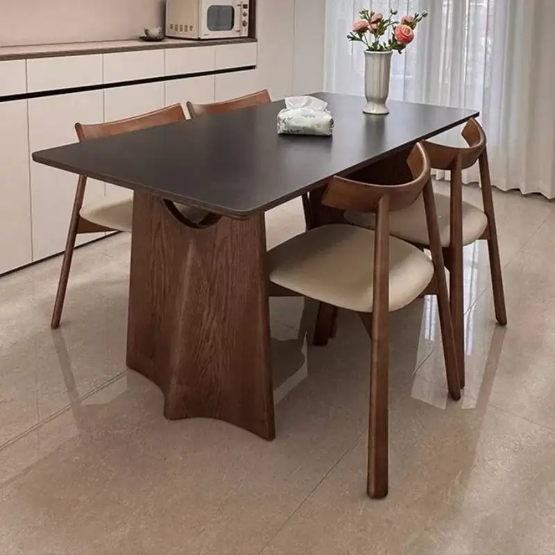 

Designer Chairs Set Dining Table Decorations Wood Modern Kitchen Dining Table Living Room Restaurant Mesa De Comedor Furniture