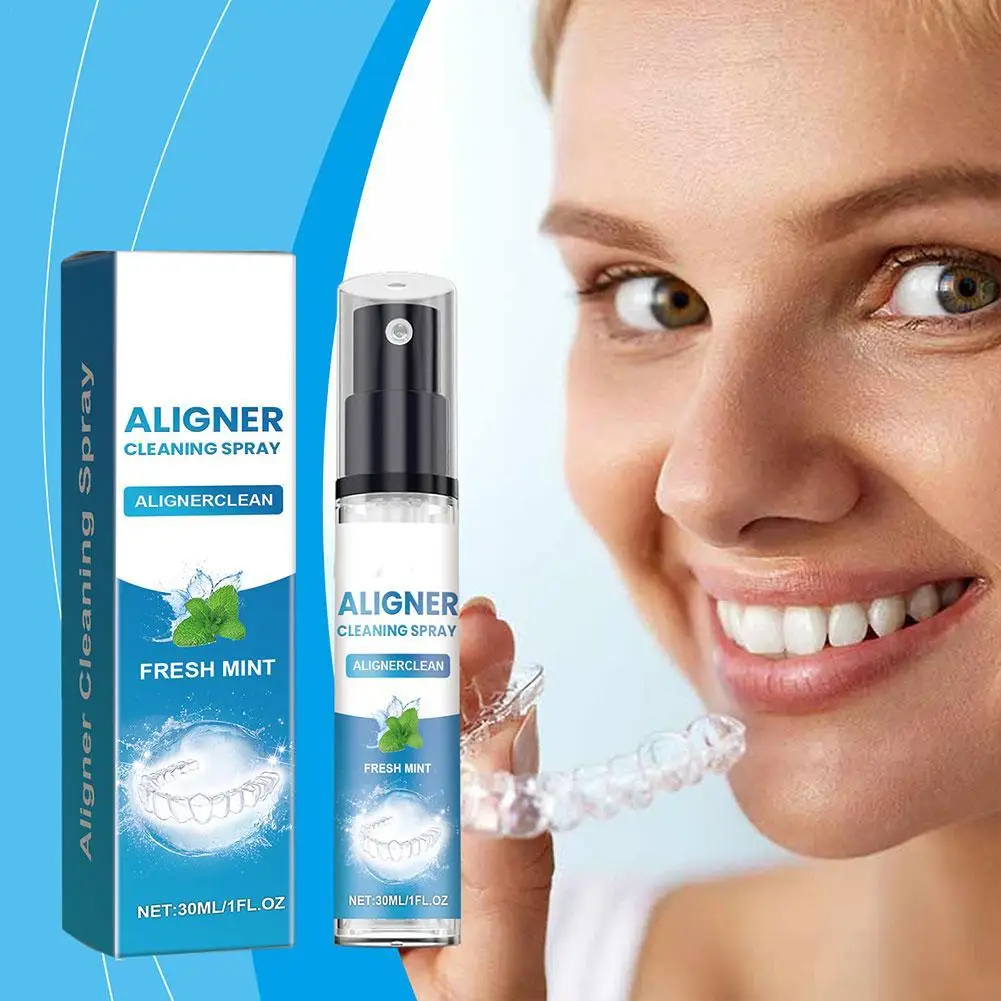 

30ML Dental Brace Cleaner Invisalign Aligner Cleaner Spray Cleansing Foam Can Eliminate Odors To /Can Be Used To Clean Braces