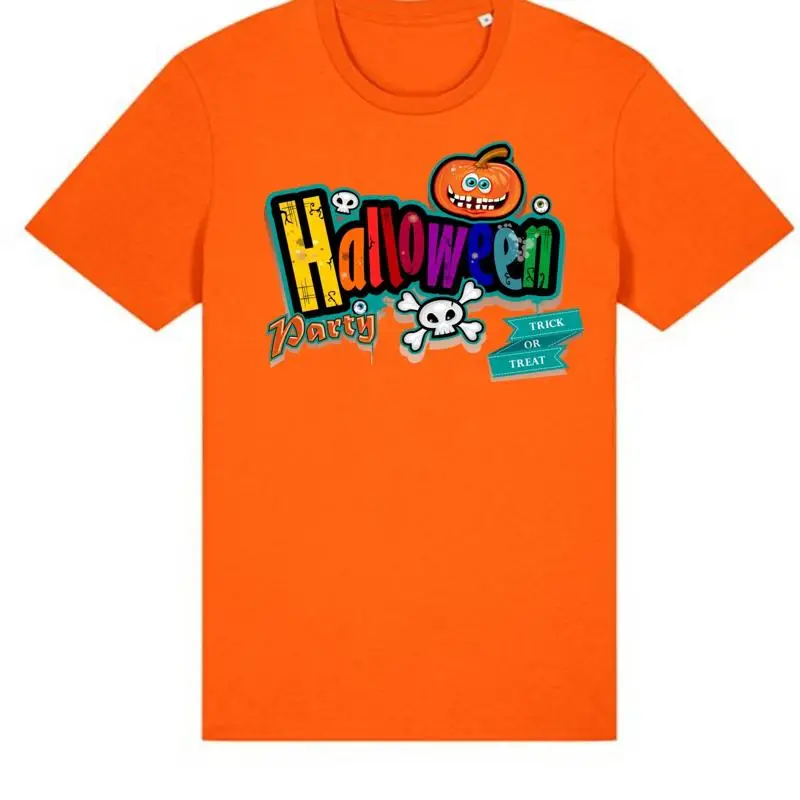 

Футболка с изображением тыквы на Хэллоуин, ночь, жуткий, жуткий кошмарок