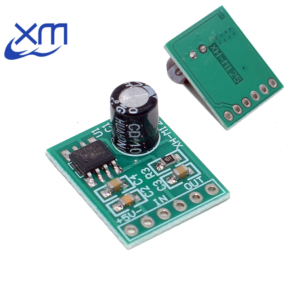 1PCS 5W MINI Audio Power Amplifier Board 3-5V XH-M125 XPT8871 Mono Amplifier Module Audio DIY Amplifiers Kit