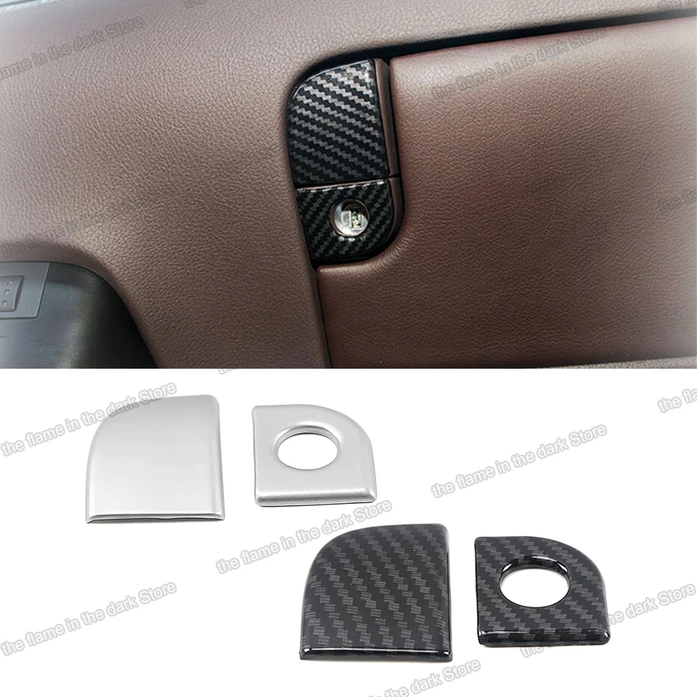 carbon fiber abs car storage key hole gloove box switch trims for Lexus Es Es300h 200 es350 300h 2018 2019 2020 2021 2022 350