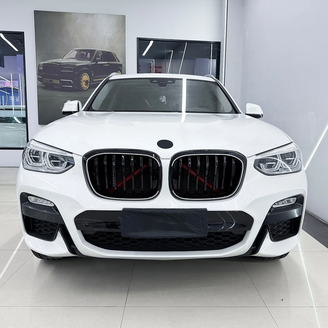 LED Light Up Front Grille for BMW X3 G01 X4 G02 2018-2021 Pre LCI Glowing Kidney Grill M Style Car Exterior Accessories