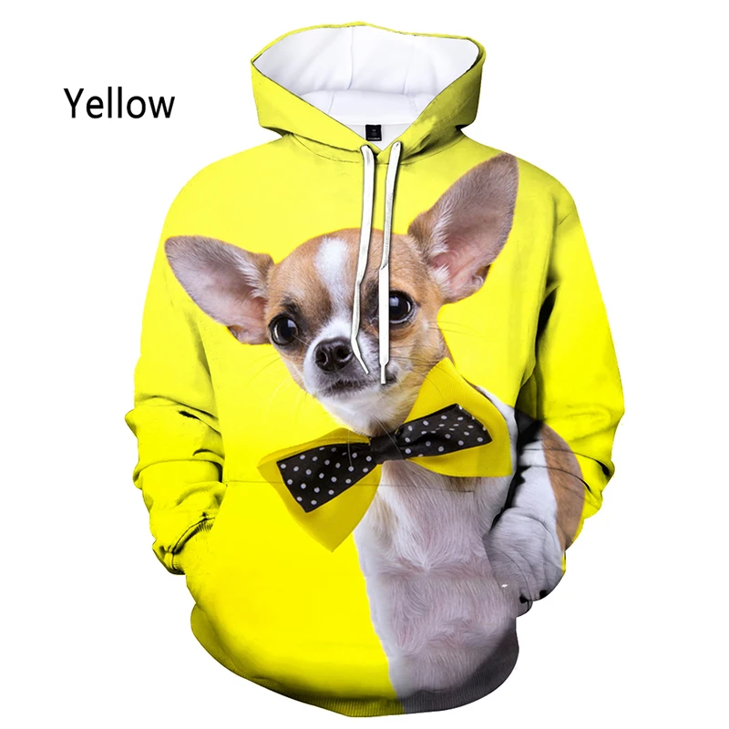 

Funny Animal Dog 3D Print Hoodie Men Ladies Harajuku Tops Kawaii Chihuahua Graphic Pullover Hoodies Kid Daily Causual Sweatshirt