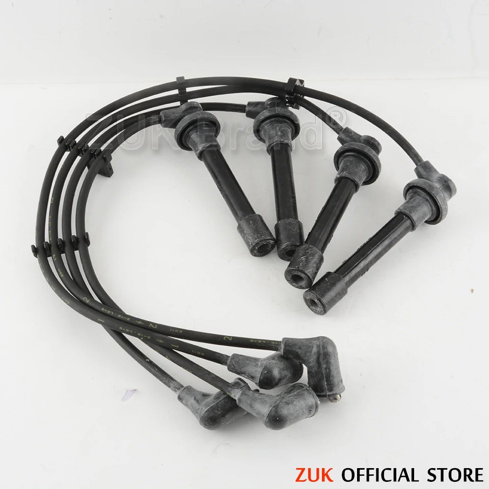 ZUK Ignition High Tension Coil Cord Cable Wire For HONDA ACCORD 1998 1999 2000 2001 2002 2.0L 2.3L For ODYSSEY RA6 2.3 1999-2004