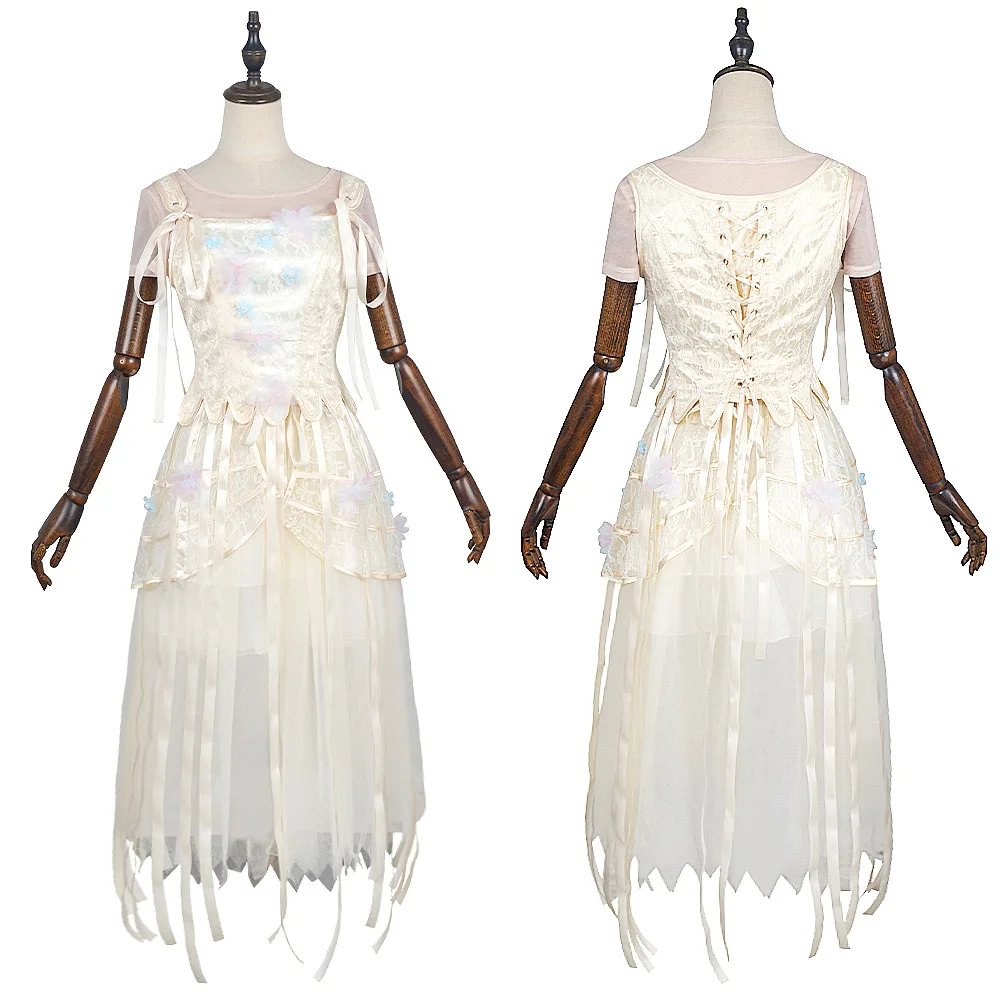 

Костюмы для косплея Enid, бальное платье, элегантные юбки принцессы для девочек, элегантное праздничное платье, одежда на Хэллоуин, день рождения, подарок, бежевый