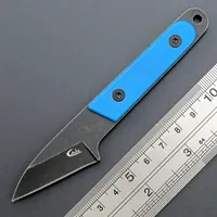 Eafengrow C1295 Fixed Blade Knife 9Cr18Mov Blade G10 Handle EDC Tool Neck Knife for Camping Hiking Fishing with kydex Sheath