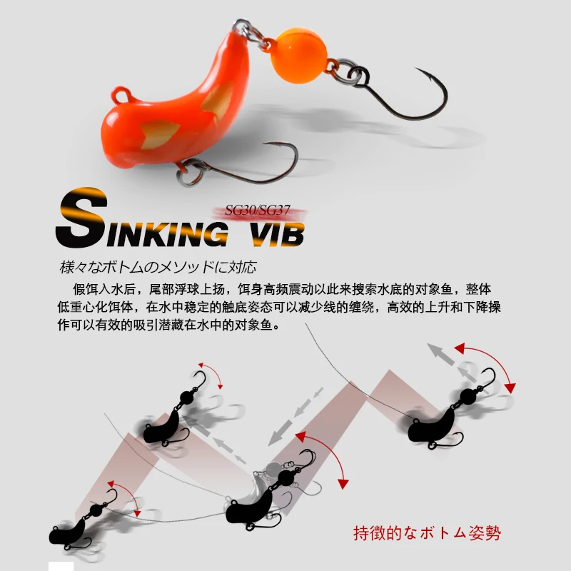 Swolfy Single Hook Trout Fishing lures 37mm 4.5g 30mm 2.6g VIB Spinner Casting Bait Sinking Minnow Wobbler Crank Fishing Tackle