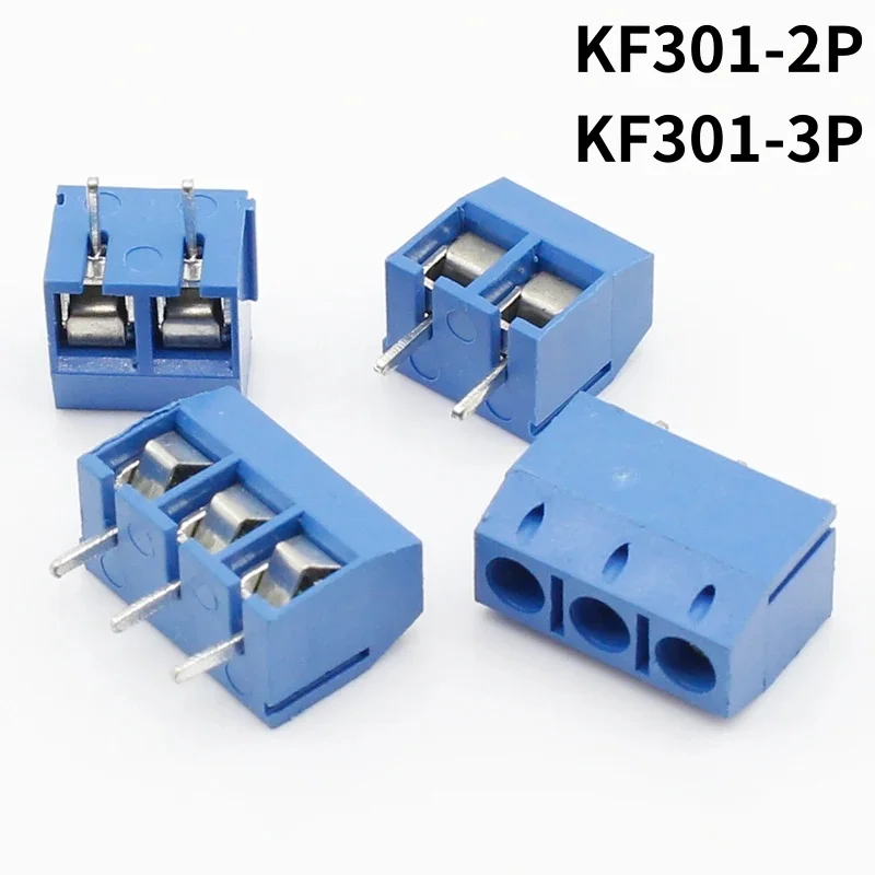 20 Stück blau KF301-2P/KF301-3P KF301-5.0-2P KF301-5.0-3P KF301 5,08 mm Plug-in-Schraubverbinder