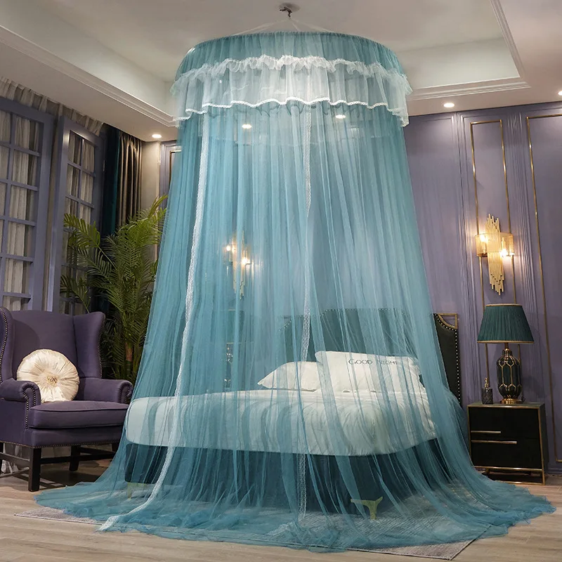 

Omni Directional Anti Mosquito Densified Mosquito Net Heightening Large Household Convenient Ceiling Net Yarn Lace Mosquito Net