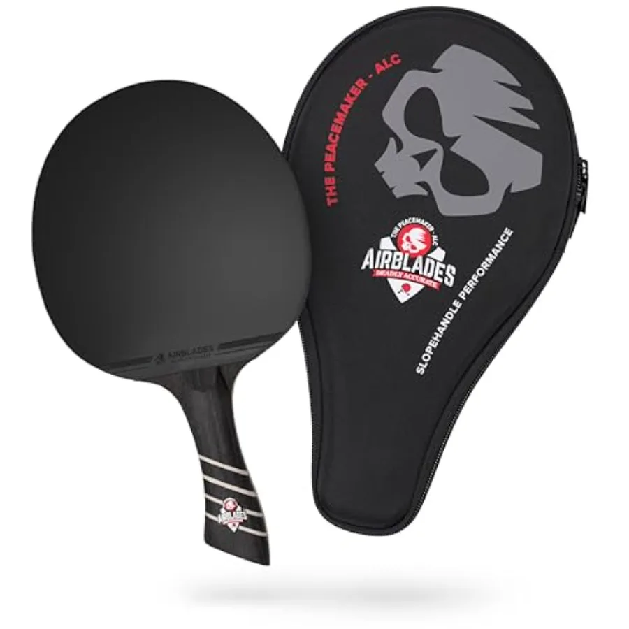 

The Peace Maker ALC - Professional Ping Pong Paddle - Carbon Fiber Table Tennis Racket Producing Maximum Spin and Control for A