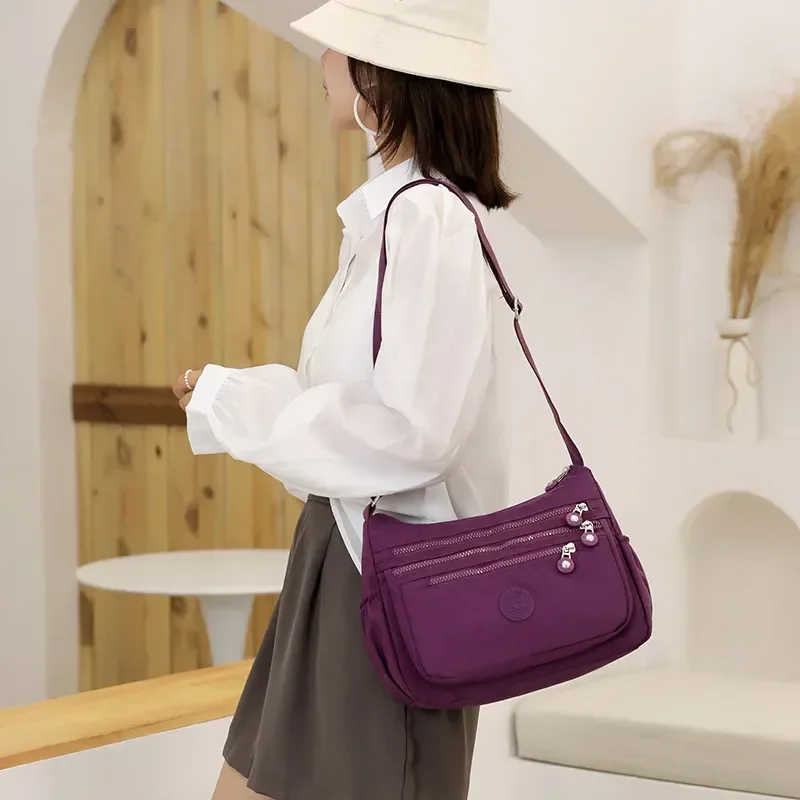 Messenger Bag Causal Women Shoulder Bag Multi Layer Nylon Bag Female Crossbody bags Woman Crossbody Mother Bag Shoudler Bags