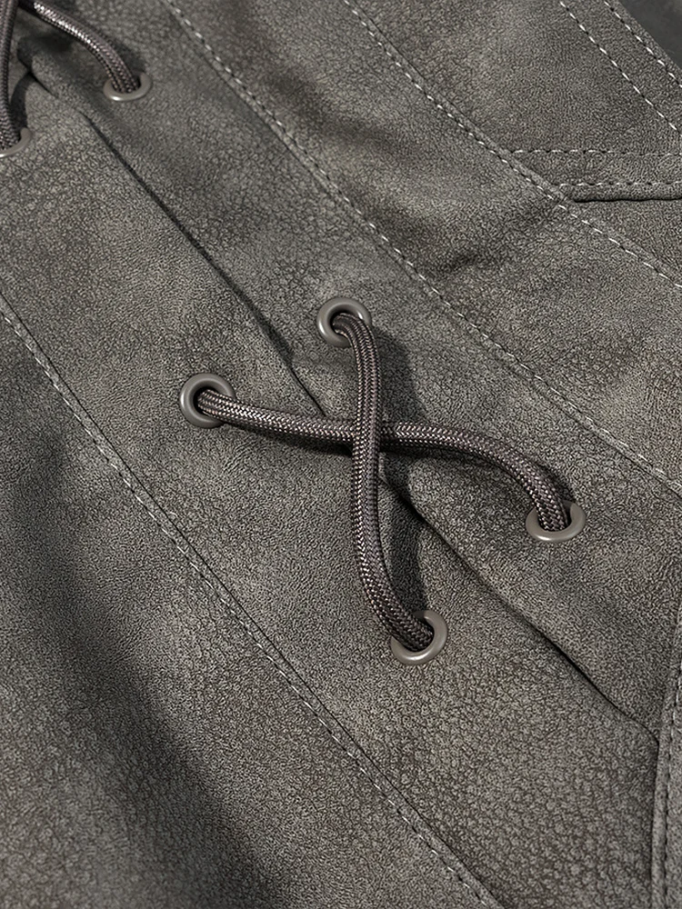 سترة نسائية عصرية جديدة على الطراز الأوروبي، متعددة الاستخدامات وأنيقة، تتميز بألوان ثابتة وتصميم عتيق وحزام مطابق. #6