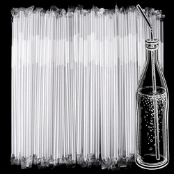 Individually Wrapped Plastic Drinking Straws, 10.2