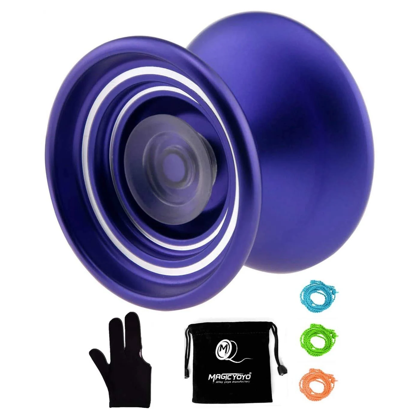 

MAGICYOYO Responsive Metal YOYO Professional Yoyo K7 for Beginners Kids with 3 Strings Gifts+Bag+Glove