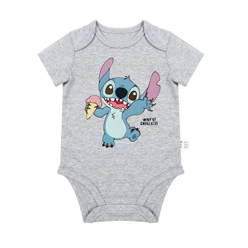 بدلة ديزني ستيتش للأطفال من القطن الكرتوني للأولاد والبنات ملابس صيفية لطيفة للأطفال ملابس أطفال ناعمة ومريحة #3