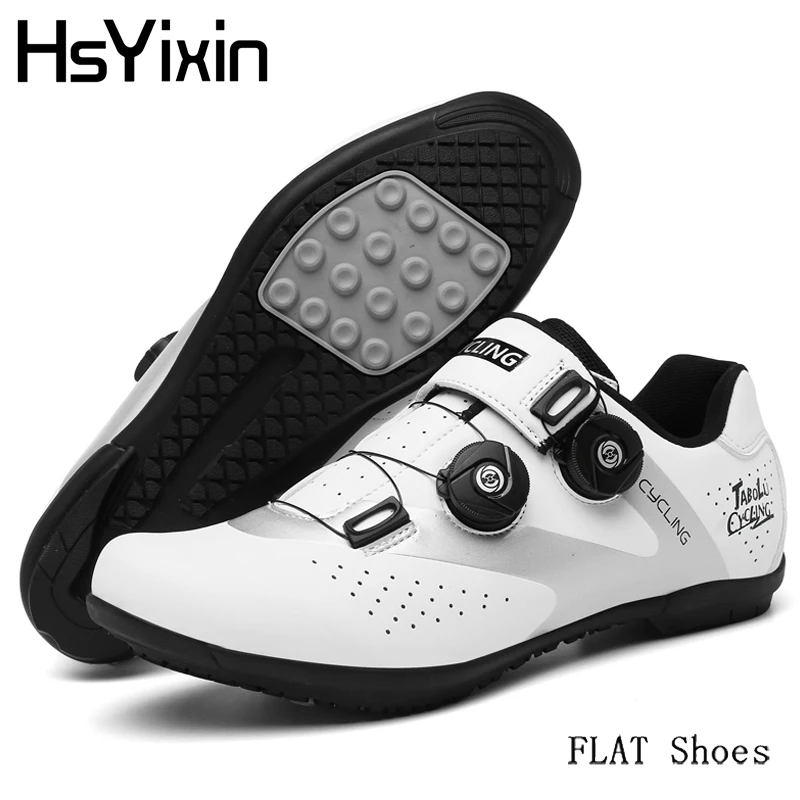 Unisex Bike Shoes Rubber Without Lock Men Without Cleats RoadBicycle Speed Zapatillas Ciclismo Sneaker Flat Pedal Training Shoes