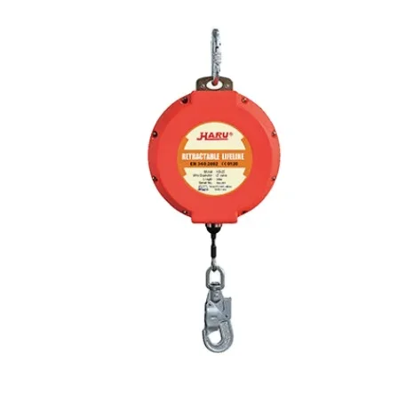 Retractable Safety Self Retracting Lifeline Fall Arrestor 10m 15m Fall Protect Wire Rope Fall Arrester