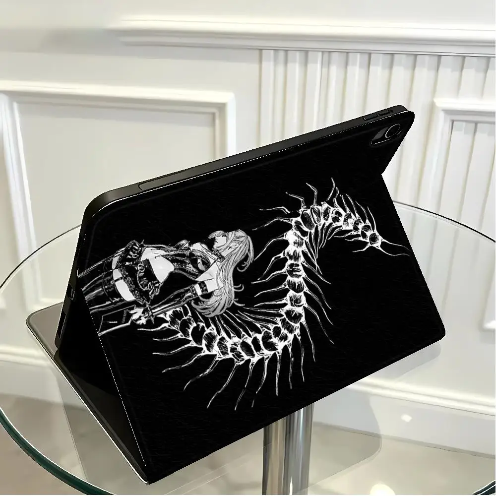 Case for Apple iPad Air 11 13 M4 M3 M2 A16 2026 Pro11 13 10th 7/8/9th with Pencil Slot Air 4/5/6th Anime Cute DEATH NOTE